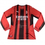 Manga Larga 1a Equipacion Camiseta AC Milan 21-22