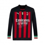 Manga Larga 1a Equipacion Camiseta AC Milan 22-23
