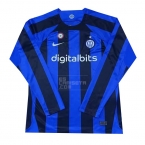 Manga Larga 1a Equipacion Camiseta Inter Milan 22-23